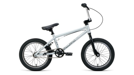 Велосипед FORWARD ZIGZAG 16 (16" 1 ск) серый / черный, RBKW0XNG1003