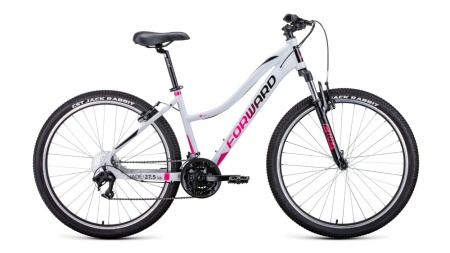 Велосипед FORWARD JADE 27,5 1.0 (27,5" 21 ск. рост. 16.5") 2022, серый/розовый, RBK22FW27749
