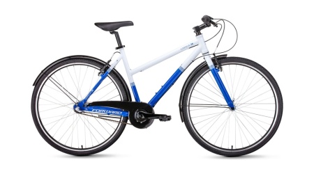 Велосипед FORWARD CORSICA 28 (28" 3ск.) белый/синий /8712003000, RBKW9Y683002