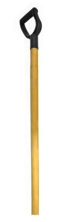 Черенок с V-ручкой  d=32 мм деревянный шлифованный 1-го сорта