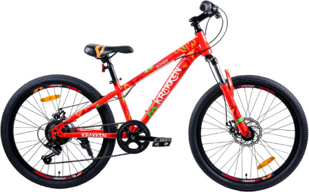 Велосипед KRAKKEN  BONES 24  красный 2021