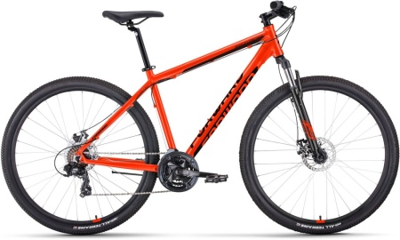 Велосипед FORWARD APACHE 29 2.0 D CLASSIC (29" 21 ск. рост. 19") 2022, красный/черный, RBK22FW29109