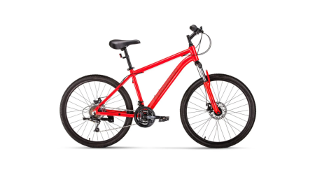 Велосипед FORWARD HARDI 26 2.0 D (26" 21 ск. рост. 16") 2022, красный, RBK22FW26308
