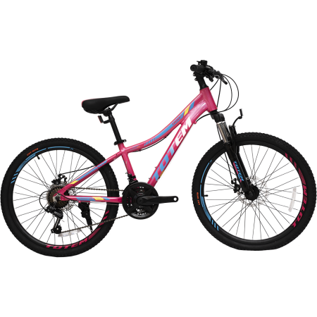 Велосипед TOTEM 1100 24" D (24" 21ск рост 12") 2023 розовый