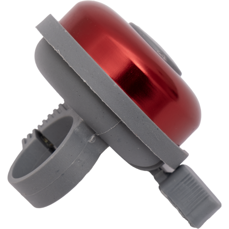 Звонок 00-170732 сталь/пластик H-017B D=53мм серо-красный глянц.