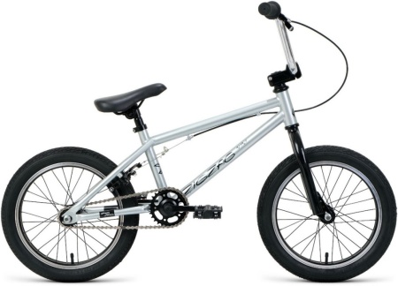 Велосипед FORWARD ZIGZAG 16 (16" 1 ск. рост. 15.3") 2022, серый/черный, RBK22FW16086